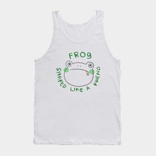 frog shaped like a friend Tank Top